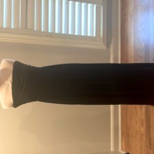 Black maxi dress